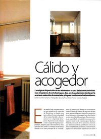 Foto para:  Cálido y acojedor
